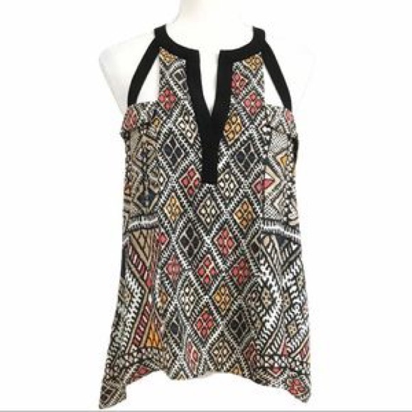 BCBG Top Triangle Cut Out Halter Tank Women’s Sz XS X Small - Picture 2 of 9